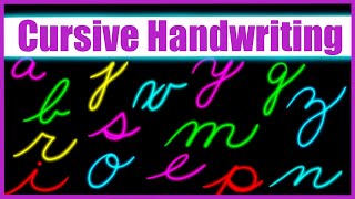 Traditional American Cursive Handwriting