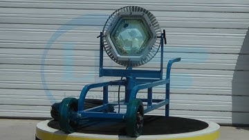 Explosion Proof LED Tank Light - 10,000 Lumens LED - Class 1 Div 1 & Class 2 Div 1 -Cart with Wheels