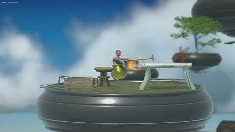 Playing my first custom Getting Over it map! Cliffhanger by Codyumm! (With my voice)