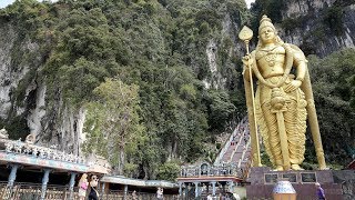 Visiting the Batu Caves, Malaysia