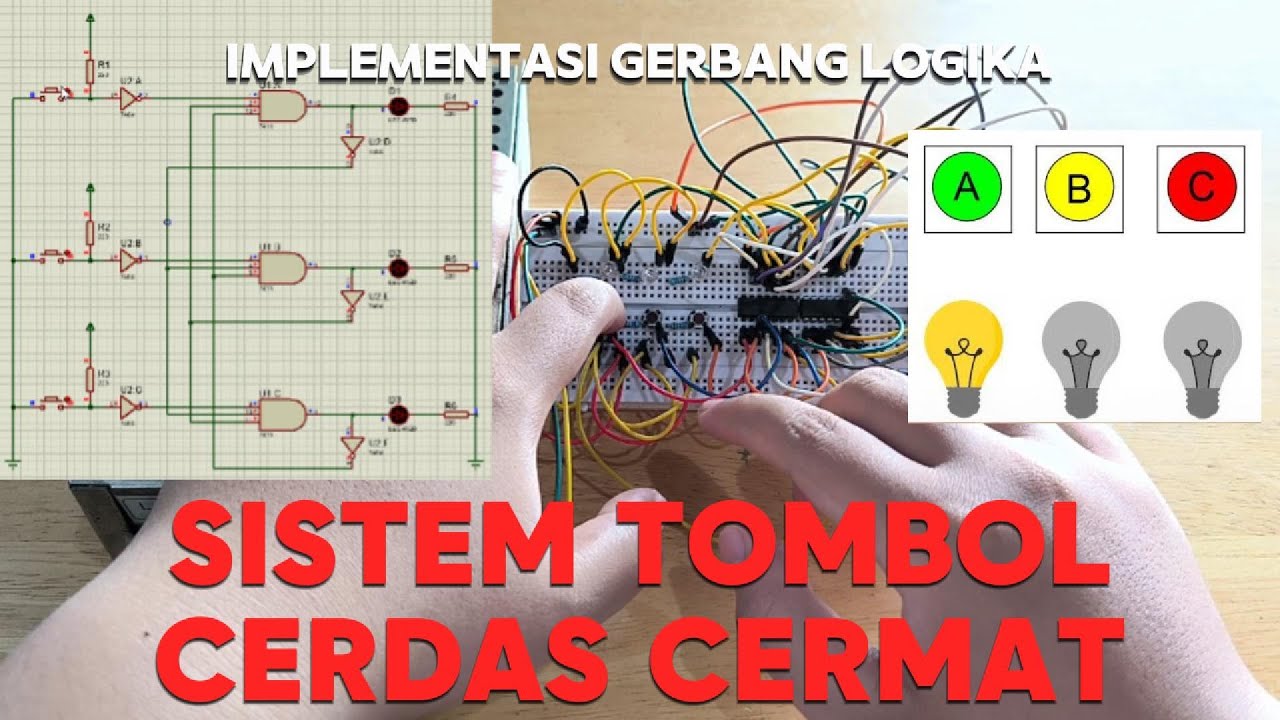 Pengaplikasian Gerbang Logika Pada Sistem Tombol Cerdas Cermat - YouTube