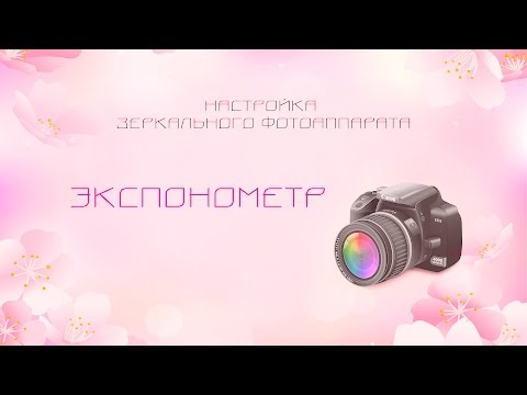 Экспонометр. Настройка зеркального фотоаппарата