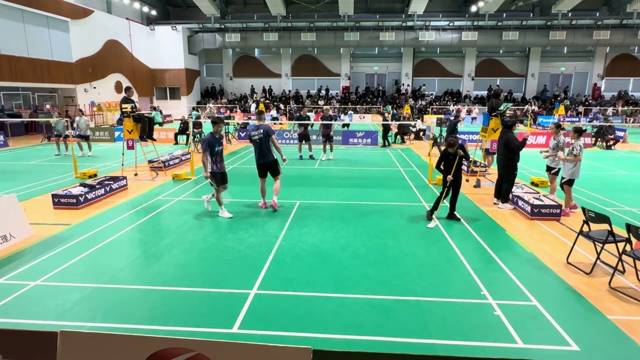 2026第一次甲組排名賽男雙八強賽合庫賴柏佑/蔡富丞vs合庫鄭凱文/廖晁邦