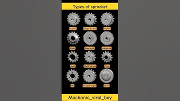 types of sprocket 🤔machnic_viral_boy shorts video#automotive #automobile #likecommentshare #sprocket