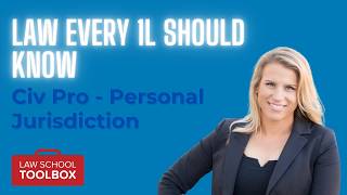 Personal Jurisdiction - Explained for 1Ls | Law Every 1L Should Know
