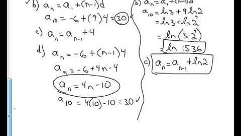 Pre-Calculus 9.4 Sequences 2017