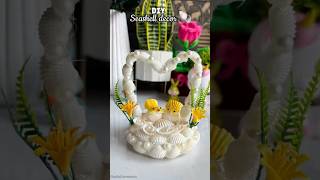DIY seashell decor 🐚🐚 #decor #diy #craft #viral #shorts #handmade