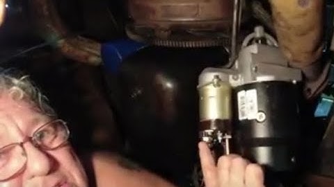 454 STARTER SWAP / REPLACEMENT