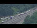 Atlanta traffic live camera overturned tanker accident on i20w