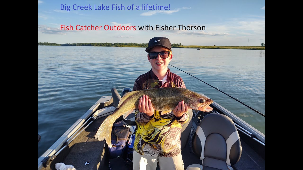 Big Creek Lake Giant Walleye YouTube