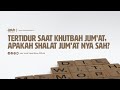 Tertidur Saat Khutbah Jum