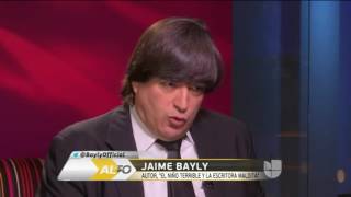 Jorge Ramos habla con Jaime Bayly y luego juegan un partido de ping pong