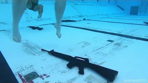 Marines, sailors endure water survival advanced on Kadena