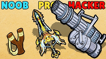 Weapons Run Craft Shooter Gameplay Walkthrough Part 1 - Evolution of Weapons (iOS, Android)