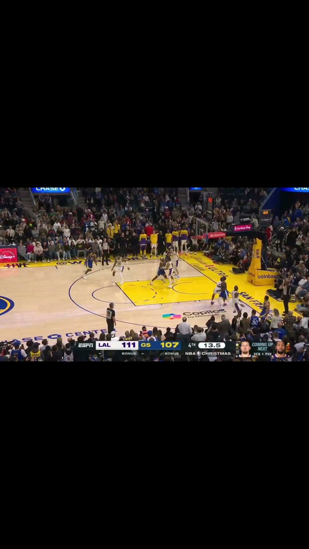 Lakers vs. Warriors wild ending ?