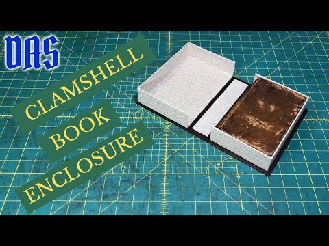 Video: How To Make A Clamshell Book