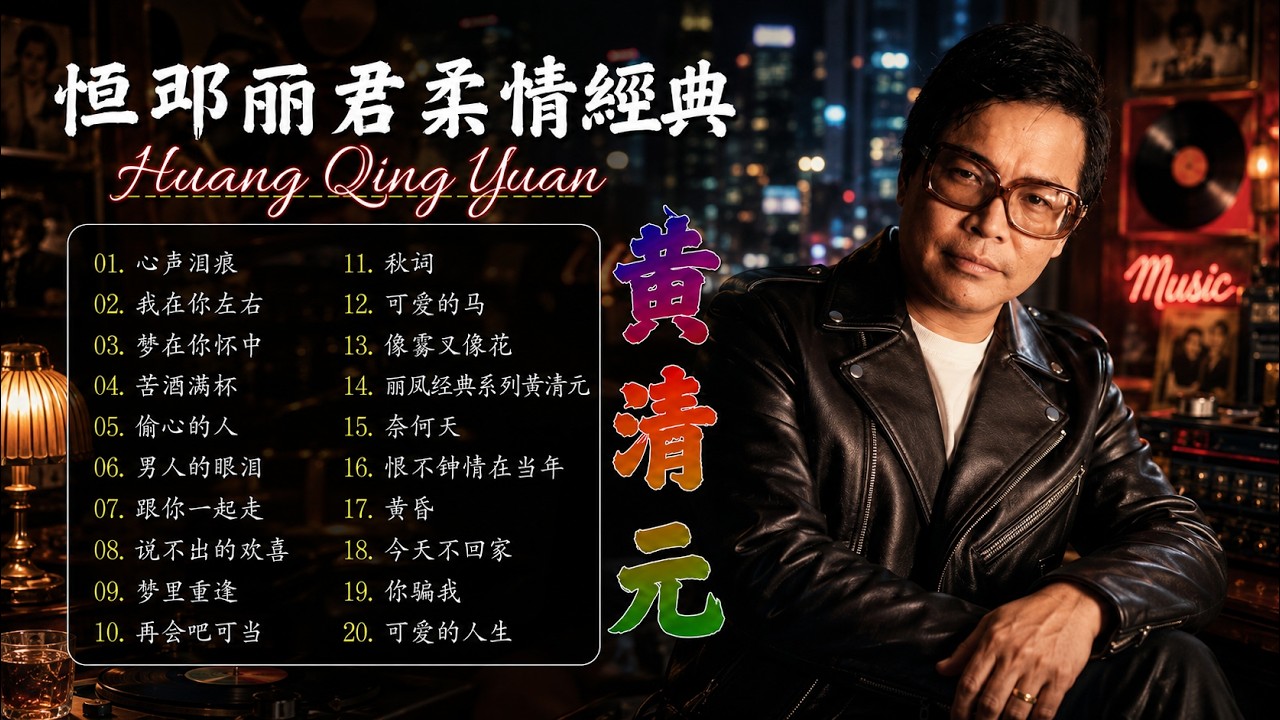 黄清元Huang Qing Yuan 难忘经典💕 黄清元难忘经典金碟|| 名曲珍藏丽风