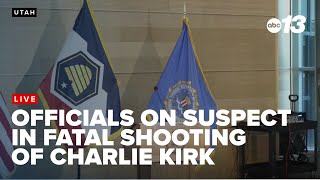 Utah news conference on suspect in fatal shooting of Charlie Kirk