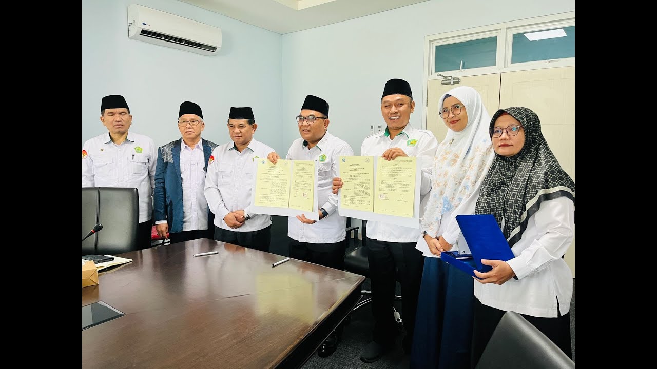 Penandatanganan (MoU) UIN Sulthan Thaha Saifuddin Jambi Dengan MAN 2 Kota Jambi Tahun 2025