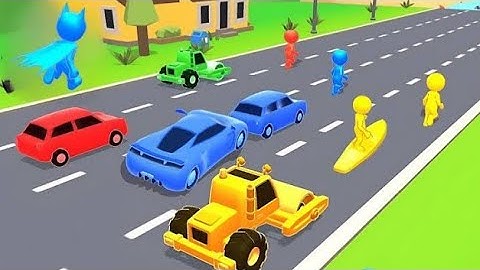 Shape Shifting Mobile Full📱Screen Capture Racing Gameplay Walkthrough Car Helicopter Cycle Game