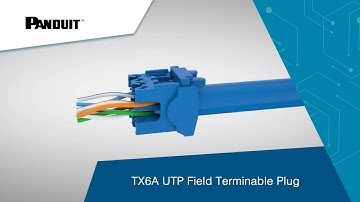 TX6A UTP Field Terminable Plug