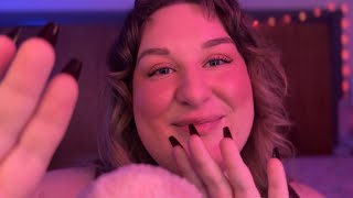 ASMR | Repeating the Most Relaxing Phrases (Clicky / Inhale Whispering & Sleepy Hand Movements)