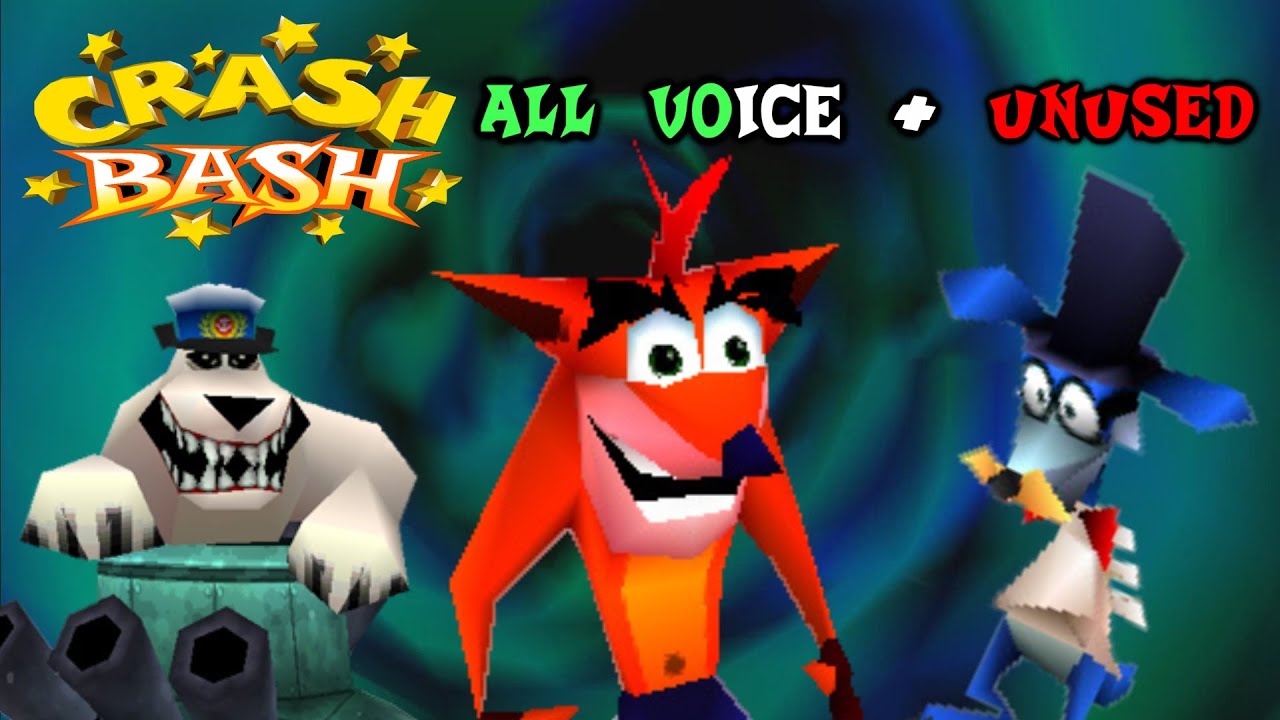 CRASH BASH - ALL VOICE + UNUSED - ITA