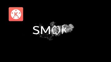 HOW🔥TO MAKE SMOKE TEXT REVEAL ANIMATION🔴INTRO IN KINEMASTER