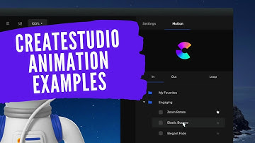 Example Animations Made with CreateStudio