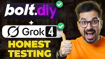 Bolt.DIY - Free Open Source AI Coder with GROK 4 (Full Setup & Tutorial) | Access Bolt.new For Free