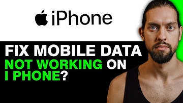NEW*Fix Mobile Data Not Working On iPhone -  Full Guide