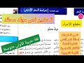 تحضير نص مولد محمد صلى الله عليه وسلم مقطع الأعياد لغة عربية السنة الأولى متوسط