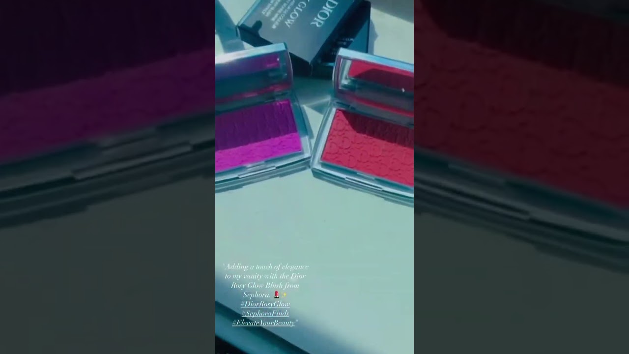 "Get that radiant rosy glow with Dior from Sephora! 💖 