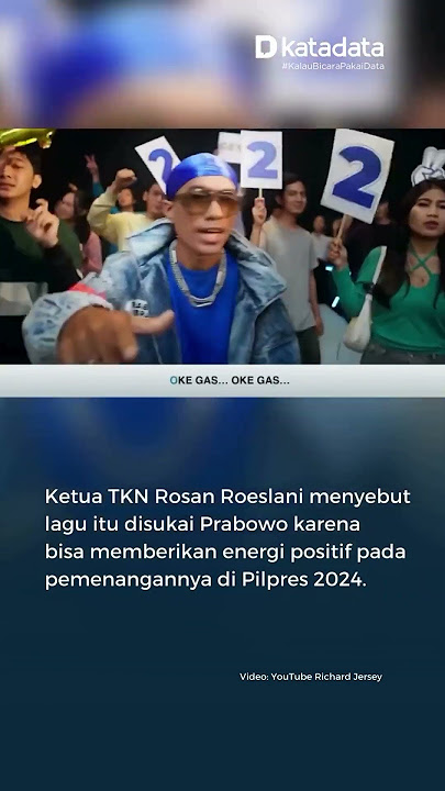 'Oke Gas' Resmi Jadi Lagu Kampanye Prabowo Gibran