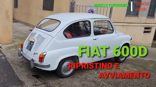 Progetto restauro FIAT 600 D 1968 , driving and sound, recovery