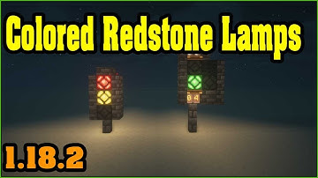 Colored Redstone Lamps Mod 1.18.2 Download - How to install it for Minecraft PC