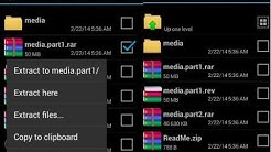 Cara Membuka/Mengekstrak File Zip Rar Di Android - Winrar - Durasi: 3.48. 