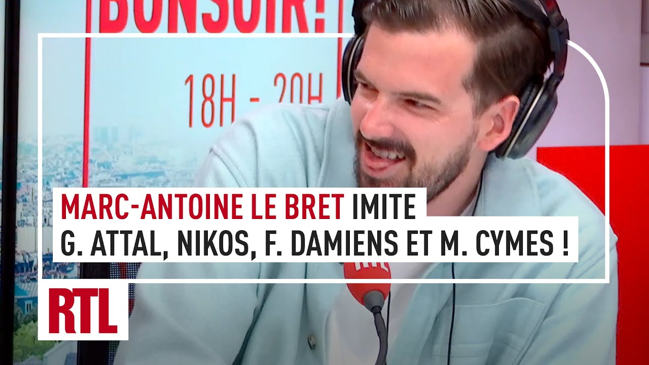 Marc Antoine Le Bret imite Gabriel Attal Nikos Franois Damiens et Michel Cymes