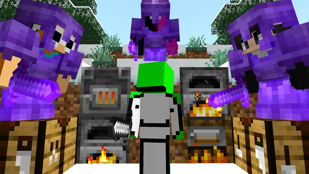 Minecraft Speedrunner VS 3 Netherite Juggernauts | But It's Fan-Made :]