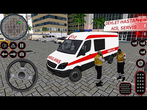 Ambulans Şoförü (112 ACİL) Oyunu || Ambulance Emergency Simulator - Best Android Gameplay