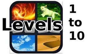 4 Pics 1 Word - Level 1 to 10 - Walkthrough screenshot 4