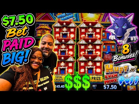 $7.50 Was The WINNING BET! 8 Bonuses on Huff & Even More Puff Grand