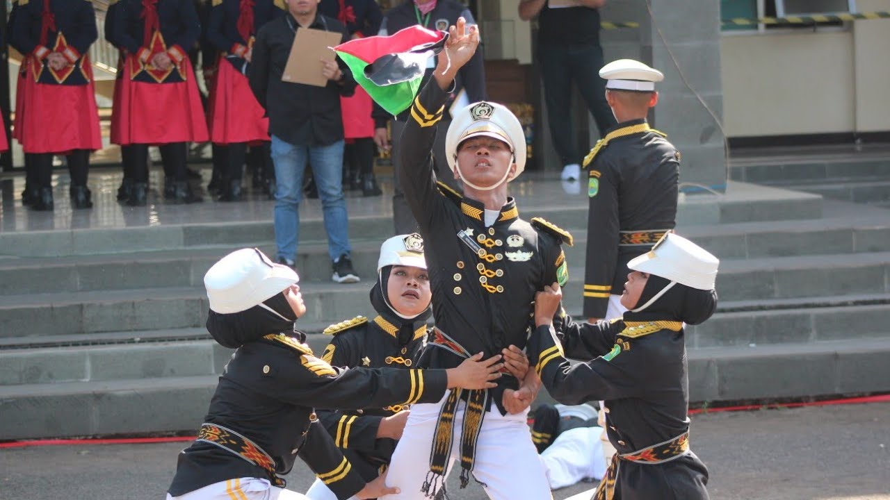 FREE PALESTINA - PASKIBRA SMKN 1 CIKAUM LKBB UNIVERSITAS SUBANG