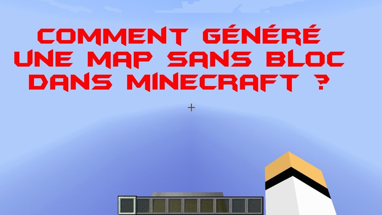 Minecraft : Générer un monde sans bloc, c'est possible ! - YouTube