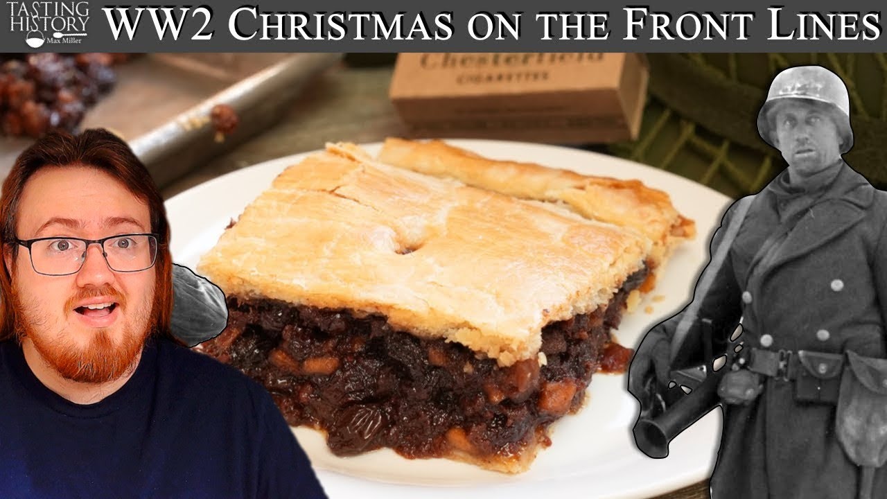 Пирог с мясной начинкой времен Второй мировой войны, посвященный битве в Арденнах | Реакция студе...
