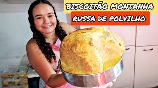 BISCOITÃO MONTANHA RUSSA DE POLVILHO NO LIQUIDIFICADOR