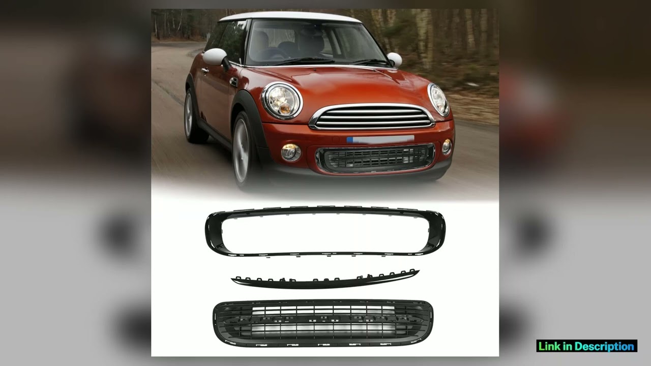 Front Bumper Lower Grille Grille Frame Grille Trim 51117250789 51117250787 51117250785 For Mini
