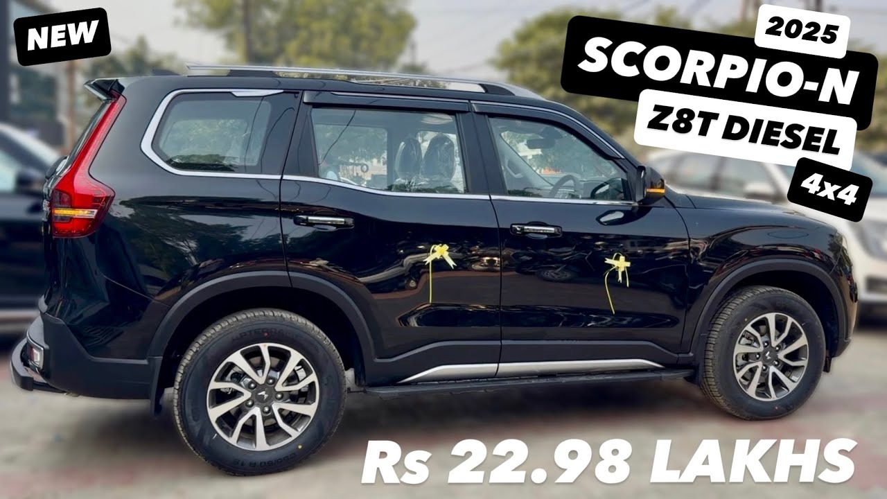 2025 SCORPIO-N Z8T 4X4 AT 😍 Rs 22.98 LAKHS ❤️ NEW SCORPIO-N Z8T 4X4 DIESEL AT | SCORPIO-N Z8T 4XPLOR