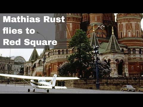 28th May 1987: Mathias Rust, an 18-year-old German, illegally flew a private aircraft to Red Square