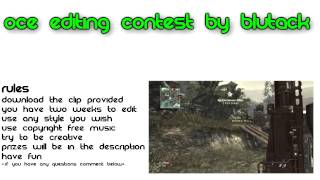 OCE Editing contest | By Blutack (CLOSED)